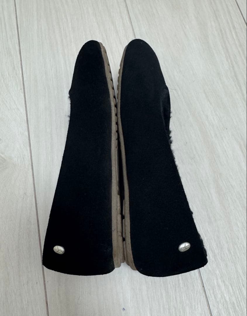 EMU Australia Mira 2.0 バレエシューズブラック5 22cm