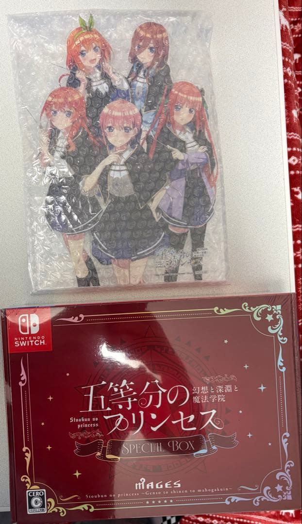 五等分のプリンセス ～幻想と深淵と魔法学院～ スペシャルボックスマジゲット特典