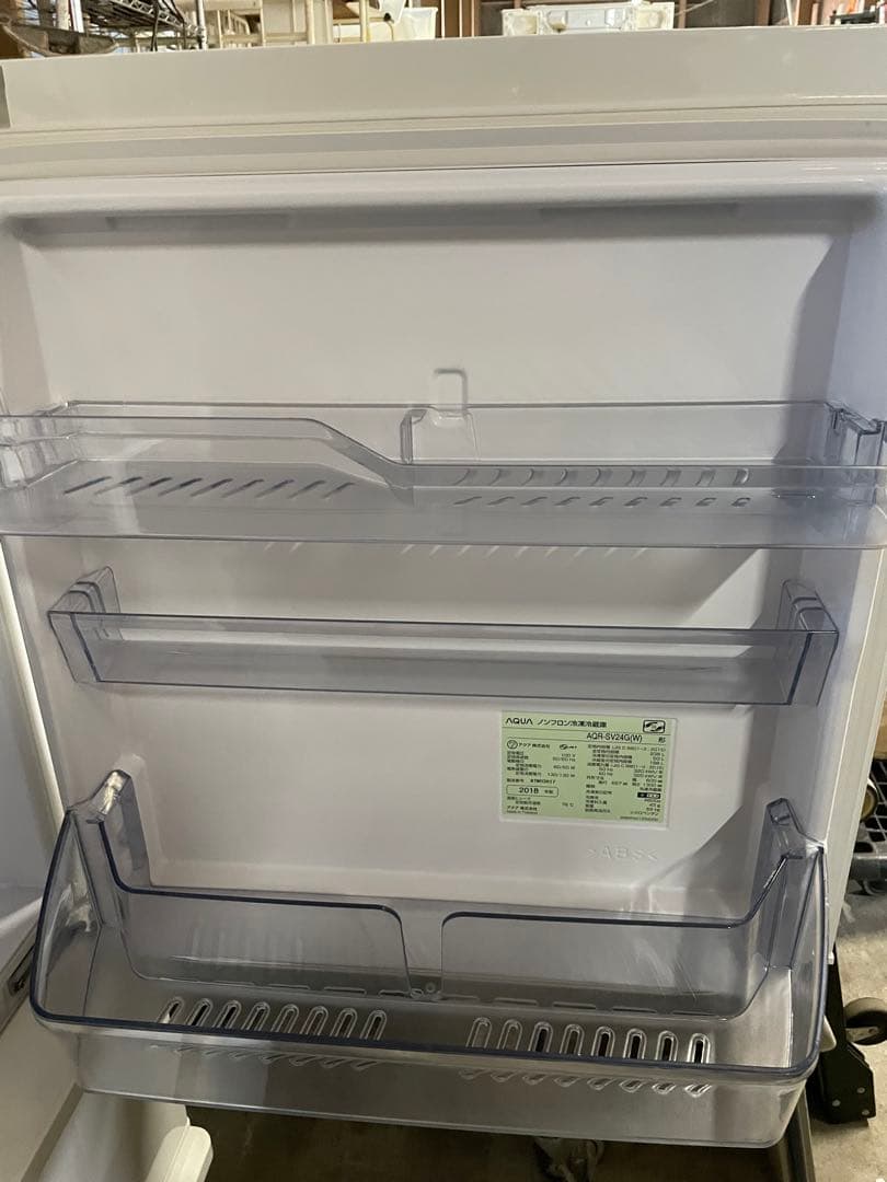 112803 AQUA AQR-SV24G(W) ノンフロン冷凍冷蔵庫