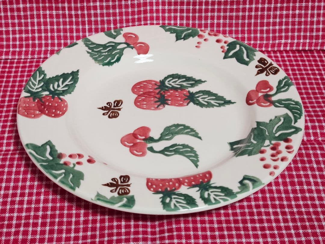 希少 エマブリッジウォーター ストロベリー チェリー 22cm プレート 皿