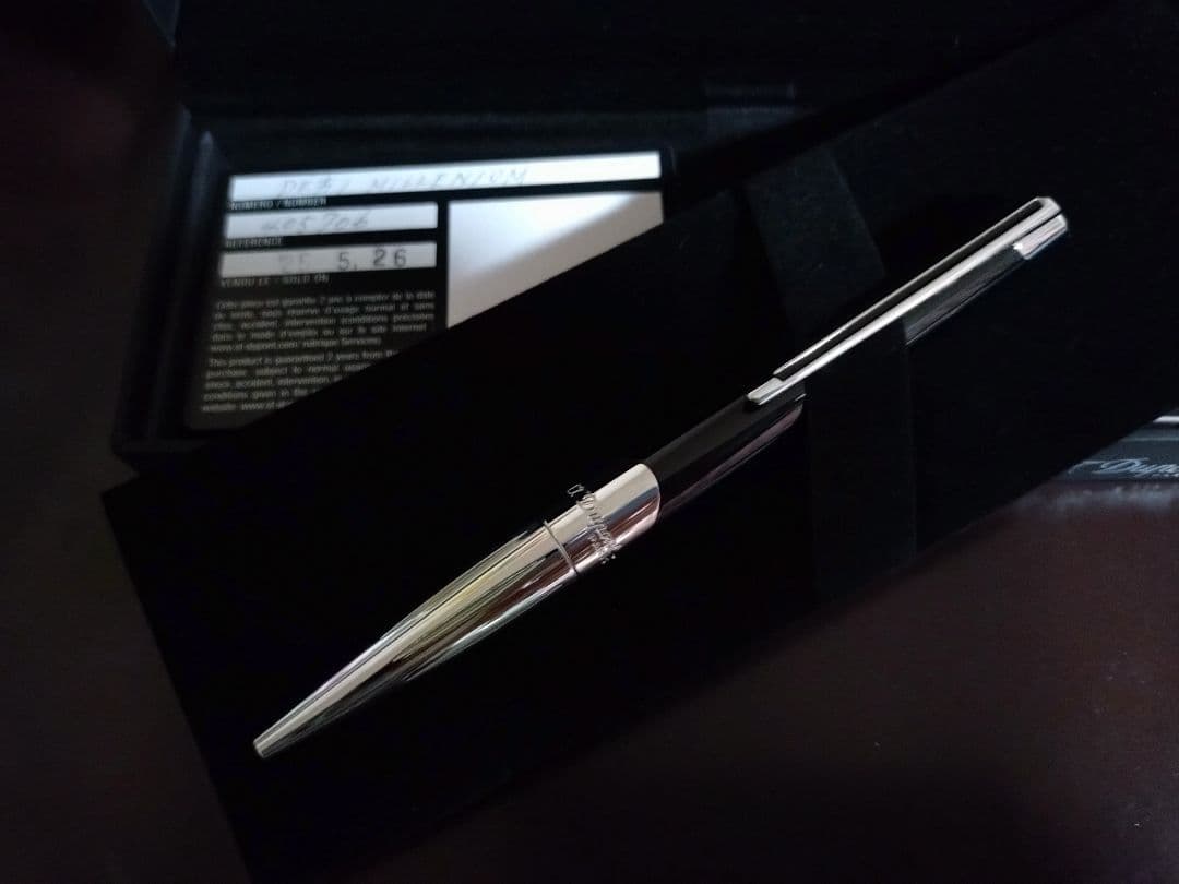 Dupont デュポン デフィ ミレニアム ボールペン シルバー 405706